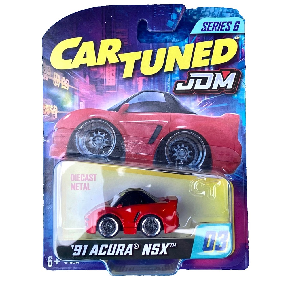 JDM Car Tuned 1991 Acura NSX #03 Series 6 Red Die-cast Metal 1/64 Model New NIP